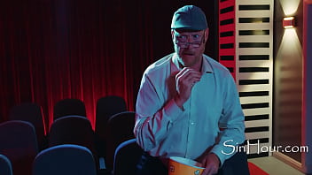 caught fucking cinema