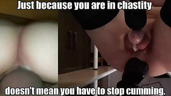 cumming in chastity