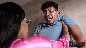 ebony caught me jerking