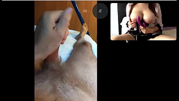 girl cums on skype