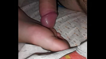rubbing cock on clit