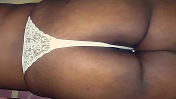 ebony anal hard laying down