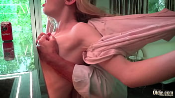 sexy babe with great body gets titty fucked