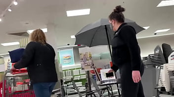 chubby plump thick busty white girl yoga pants fucking