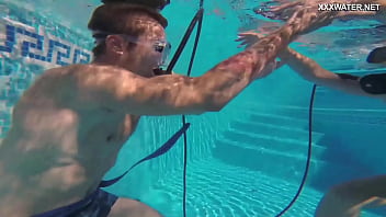 sister swimming pool fuck