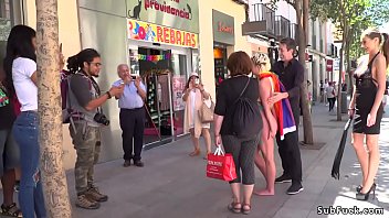 body paint porn in public