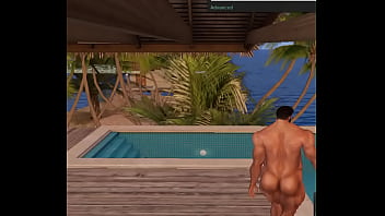 caught naked pool lesbian