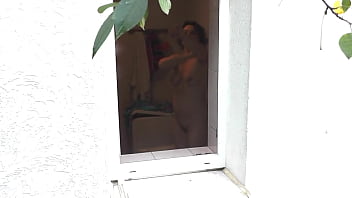 spy on naked neighbor