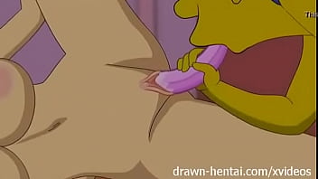 simpsons lesbian cartoon porn