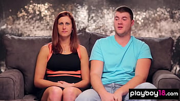 amateur couples first threesome with busty latina wifes friend