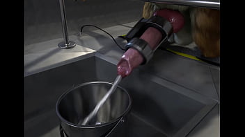 nude girl boobs milked by machine