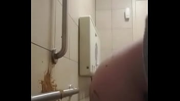 girl shitting on bidet