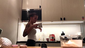 porn cam hidden in the kitchen