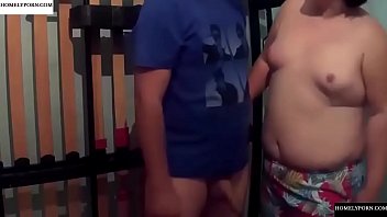 old fat woman sex by litil boy