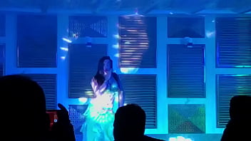 teen very involved nude dance in beach