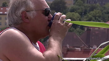 horny father in law fuck daughter in law while husband outside repair bicycle japanese porn