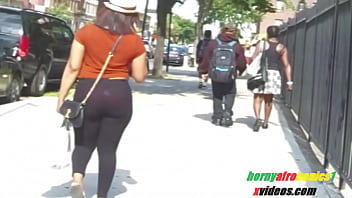 candid booty hole print thru panties