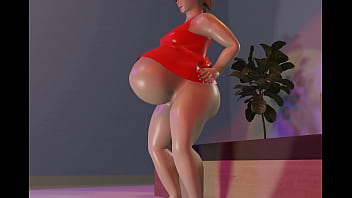 anime super huge giant pregnant belly porn