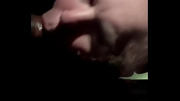 cuck kissing white slut after bbc blowjob