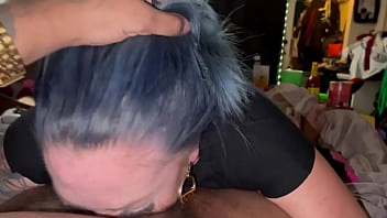 throat fucking white crack head