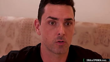 wife watches as hubby spitroasted