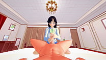 KYOUKO FUJIBAYASHI GETS FUCKED HARD IN ALL HER HOLES