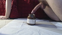 Dick covered in chocolate source