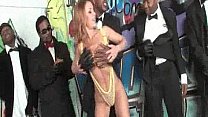 Black Men Serviced by Big Titted Blonde