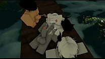 gostosa do roblox e pega no 3v1 e recebe porra de varios homens