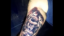Tattoo na pele  arte na vida pra cimabora ali