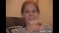 Luscious redhead Alisha gets extra wet