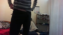 large penis popping out