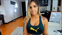 Loira gozando