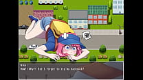 Naked adventure game part 1 ryona walktrough when Nika get a big trouble Naked adventure game