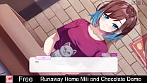 Runaway Home: Mili and Chocolate (Free Steam Demo Game) Visual Nove, lMature, Dating Sim, Sexual Content, NSFW, Game