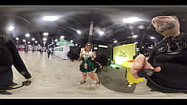 Virtual Reality body tour of porn star at convention