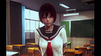 【hentai 3D】japanese glasses girl