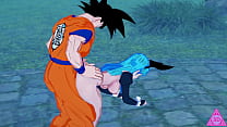 Goku e Bulma sesso e tette