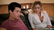 Blair Williams blowjob her new boyfriends cock