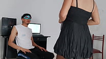 We want to be hired and we seduce the director of human talent in his office.