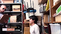 Latin thief rides big cock  Latin thief rides big cock