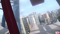 Slutty Japanese Babe Sarina Tsubaki Sucks a Cock Outdoors