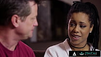 Ebony Babe Gets Crazy With His Cock
