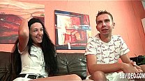 Busty German hoe takes two cocks