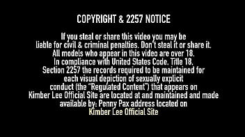 Kimber lee stares at you while draining a big hard cock in pov clip