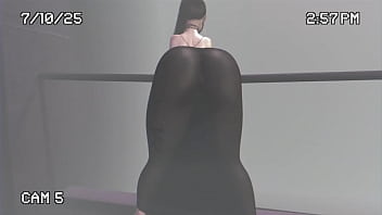 Transparent dress in the street second life