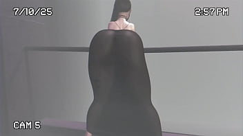 Transparent dress in the street second life