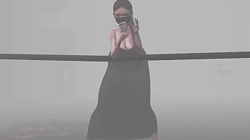 Transparent dress in the street second life Transparent dress in the street second life