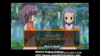 Sexy fan service slime vs anime girl ecchi