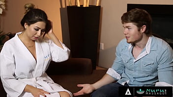 Awkward moment with sex during massage with stepcousin Awkward moment with sex during massage with stepcousin
